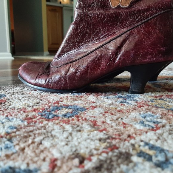 Uptown Leather Upper Balance Size 8 Leather tall boots - Picture 7 of 9